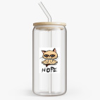 Банка с бамбуковой крышкой