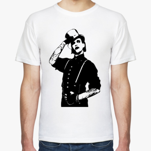 Футболка с принтом Marilyn Manson