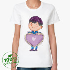 Женская футболка органик