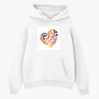 Толстовка худи оверсайз