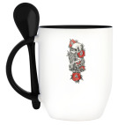 Кружка с ложкой