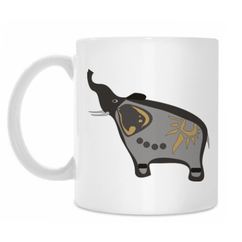 Кружка с принтом 'Слон'