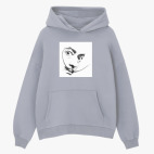 Толстовка худи оверсайз