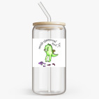 Банка с бамбуковой крышкой