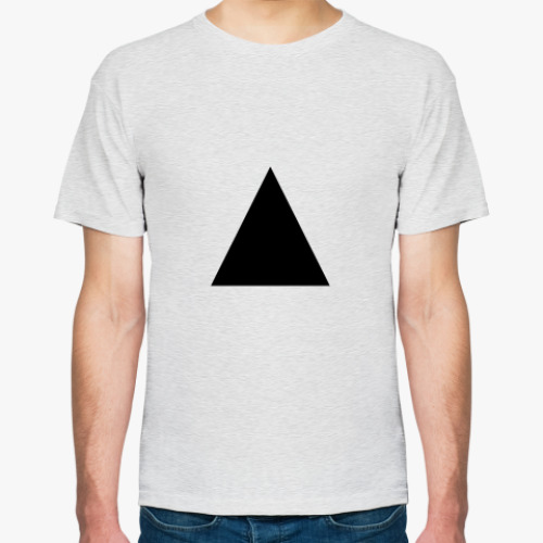 Футболка с принтом треугольник