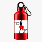 Металлическая бутылка 400 мл UV-DTF