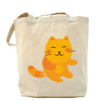 Холщовая сумка шоппер ORANGE CATS