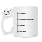 Кружка с футбольным мячиком