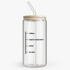 Банка с бамбуковой крышкой