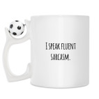 Кружка с футбольным мячиком