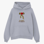 Толстовка худи оверсайз