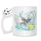 Кружка с футбольным мячиком