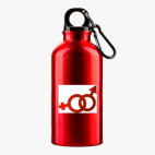 Металлическая бутылка 400 мл UV-DTF