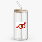 Банка с бамбуковой крышкой