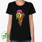 Женская футболка органик