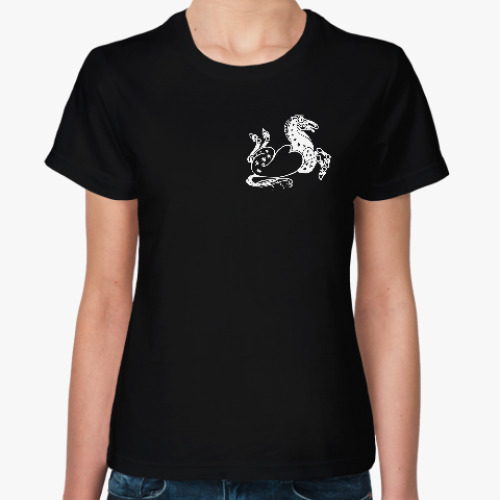 Женская футболка Скифский конь
