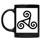 Кружка цветная UV-DTF