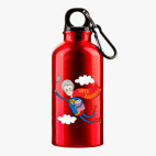 Металлическая бутылка 400 мл UV-DTF