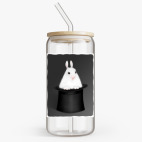 Банка с бамбуковой крышкой