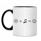 Кружка двухцветная