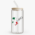 Банка с бамбуковой крышкой