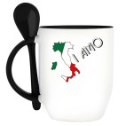 Кружка с ложкой