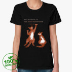 Женская футболка органик