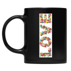 Кружка цветная UV-DTF