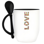 Кружка с ложкой