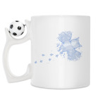 Кружка с футбольным мячиком