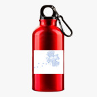 Металлическая бутылка 400 мл UV-DTF