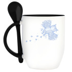 Кружка с ложкой