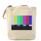 Холщовая сумка шоппер принт Шелдона &#039;TVbars&#039;