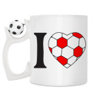 Кружка с футбольным мячиком