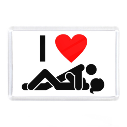 Магнит I love sex