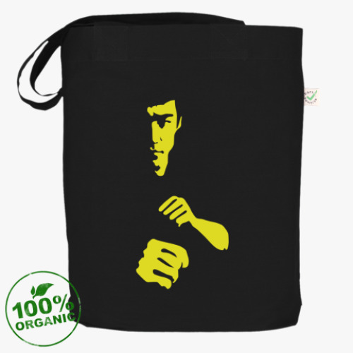 Сумка шоппер с принтом  Брюс Ли