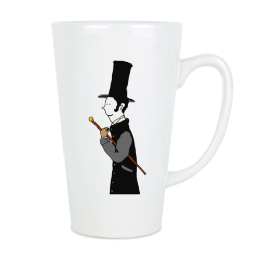 Чашка Латте с принтом Ретро