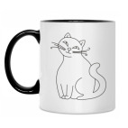 Кружка двухцветная