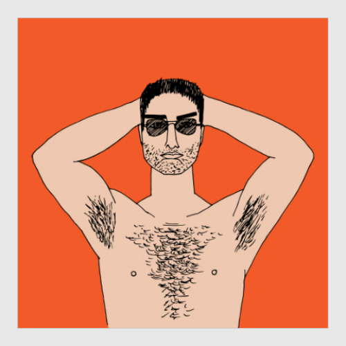 Постер Мужчина с голым торсом