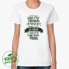 Женская футболка органик