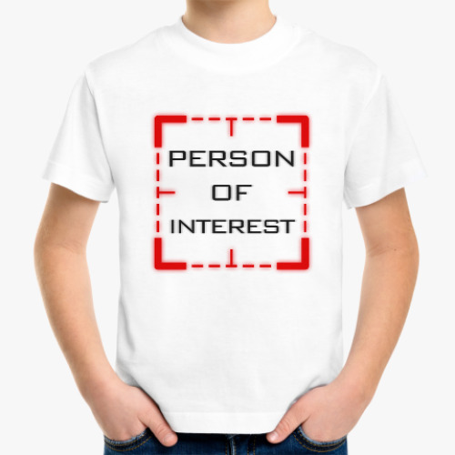 Детская футболка Person of Interest
