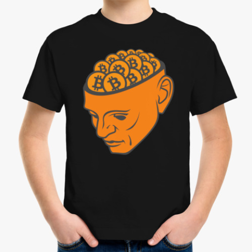 Детская футболка Bitcoin Mind