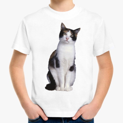 Детская футболка кот