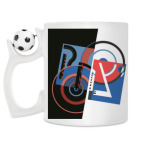 Кружка с футбольным мячиком