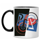 Кружка двухцветная