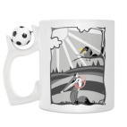 Кружка с футбольным мячиком