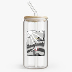 Банка с бамбуковой крышкой