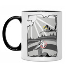 Кружка двухцветная