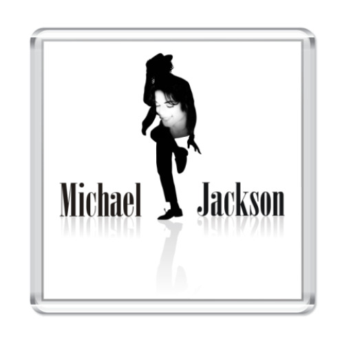 Магнит с принтом  Джексон