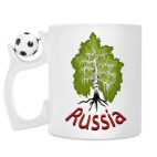 Кружка с футбольным мячиком